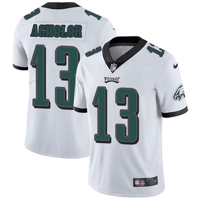 Nike Eagles #13 Nelson Agholor White Youth Stitched NFL Vapor Untouchable Limited Jersey