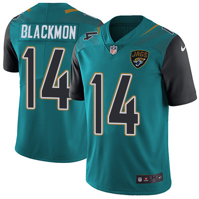 Nike Jaguars #14 Justin Blackmon Teal Green Team Color Youth Stitched NFL Vapor Untouchable Limited 