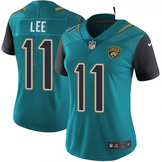 Womens Nike Jacksonville Jaguars 11 Marqise Lee Teal Green Team Color Vapor Untouchable Limited Play