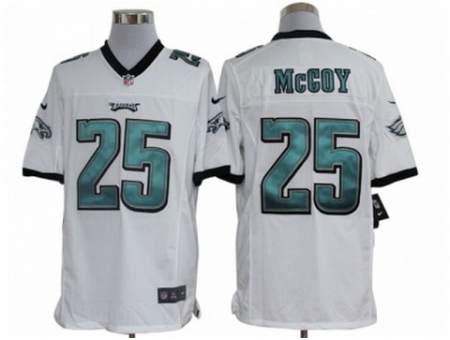 Nike Philadelphia Eagles 25 LeSean McCoy White Limited NFL Jersey