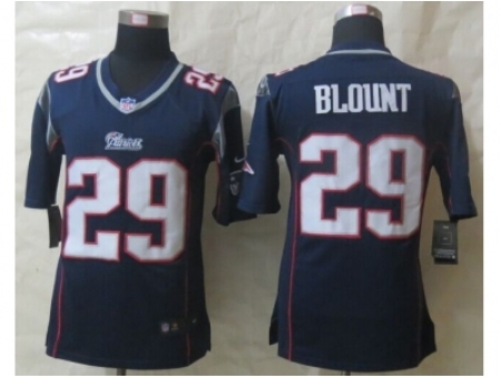 Nike New England Patriots 29 LeGarrette Blount blue Game NFL Jersey