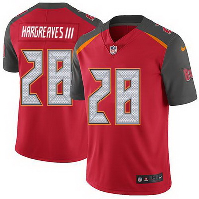 Nike Buccaneers #28 Vernon Hargreaves III Red Team Color Youth Stitched NFL Vapor Untouchable Limite