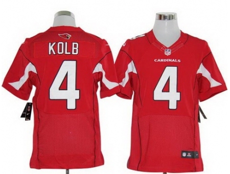 Nike Arizona Cardinals 4 Kevin Kolb Red Elite NFL Jersey