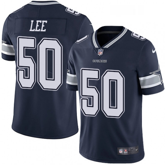 Mens Nike Dallas Cowboys 50 Sean Lee Navy Blue Team Color Vapor Untouchable Limited Player NFL Jerse