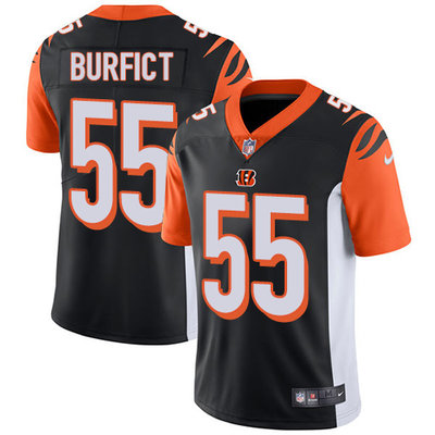 Nike Bengals #55 Vontaze Burfict Black Team Color Youth Stitched NFL Vapor Untouchable Limited Jerse