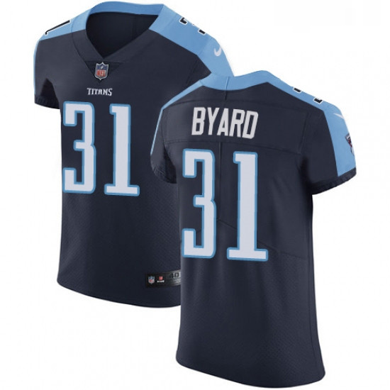 Mens Nike Tennessee Titans 31 Kevin Byard Navy Blue Alternate Vapor Untouchable Elite Player NFL Jer