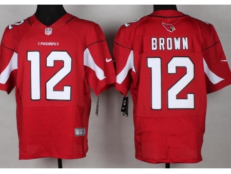 Nike Arizona Cardinals 12 John Brown Red Elite NFL Jersey