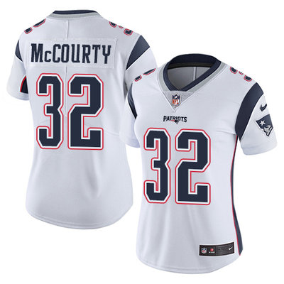 Nike Patriots #32 Devin McCourty White Womens Stitched NFL Vapor Untouchable Limited Jersey