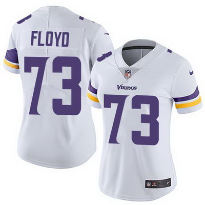 Nike Minnesota Vikings No73 Sharrif Floyd White Women's Stitched NFL Vapor Untouchable Limited Jersey