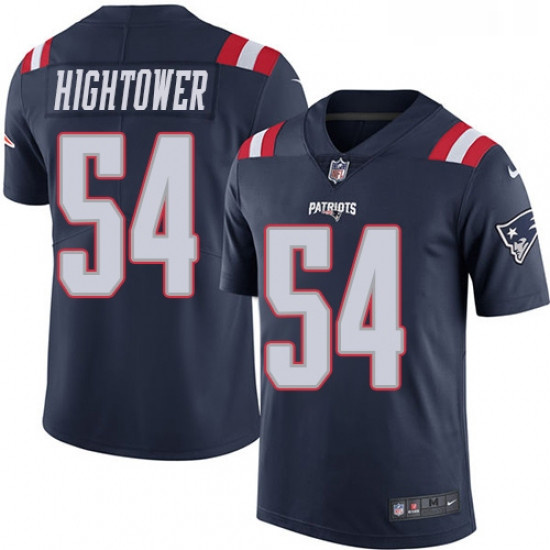 Mens Nike New England Patriots 54 Donta Hightower Limited Navy Blue Rush Vapor Untouchable NFL Jerse