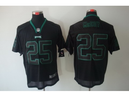 Nike Philadelphia Eagles 25 LeSean McCoy Black Elite Lights Out NFL Jersey