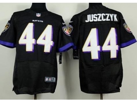 Nike Baltimore Ravens 44 Kyle Juszczyk Black Elite NFL Jersey