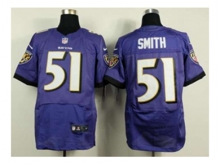 Nike baltimore ravens 51 Daryl Smith purple Elite NFL Jersey