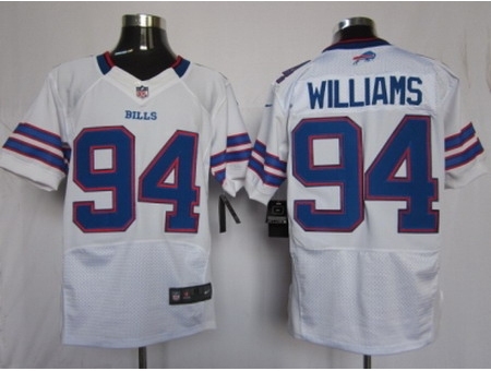 Nike buffalo bills 94 Mario Williams white Elite NFL Jersey