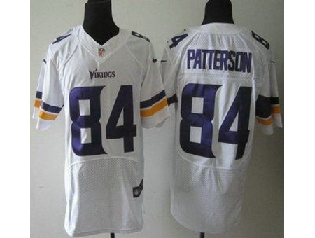 Nike Minnesota Vikings 84 Cordarrelle Patterson White Elite NFL Jersey