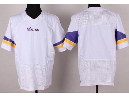 Nike Minnesota Vikings Blank White Elite NFL Jersey