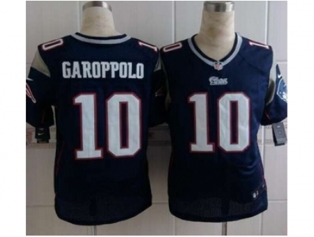 Nike new england patriots 10 Jimmy Garoppolo blue Elite NFL Jersey