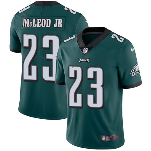 Nike Eagles #23 Rodney McLeod Jr Midnight Green Team Color Mens Stitched NFL Vapor Untouchable Limit