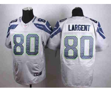 nike nfl jerseys seattle seahawks 80 largent grey[Elite]