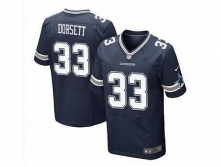 Nike Dallas Cowboys 33 tony dorsett blue Elite NFL Jersey