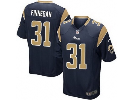 Nike St. Louis Rams 31 Cortland Finnegan Blue Game NFL Jersey