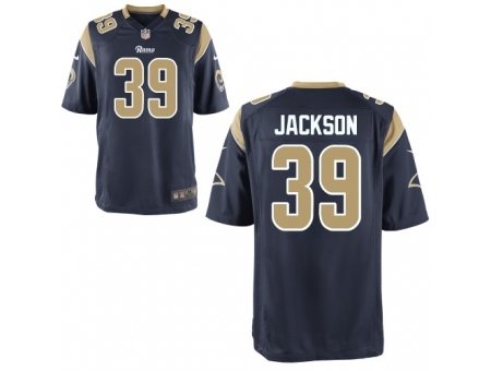 Nike St. Louis Rams 39 Steven Jackson Blue Game NFL Jersey