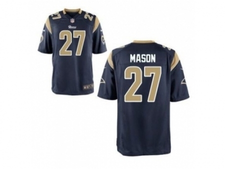 Nike St. Louis Rams 27 Tre Mason blue Limited NFL Jersey