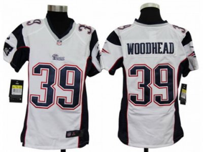 Nike Youth NFL New England Patriots #39 Danny Woodhead White Jerseys