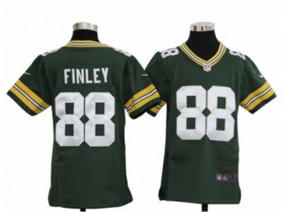 Nike Youth NFL Green Bay Packers #88 Jermichael Finley Green Jerseys