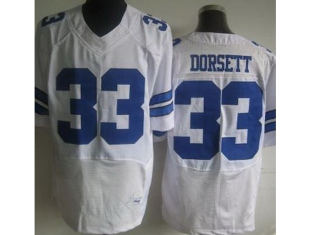 Nike Dallas Cowboys 33 Tony Dorsett White Elite NFL Jersey