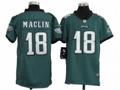 Youth Nike NFL Philadelphia Eagles #18 Jeremy Maclin Green Jerseys