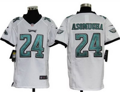 Youth Nike Philadelphia Eagles 24# Nnamdi Asomugha White Nike NFL Jerseys