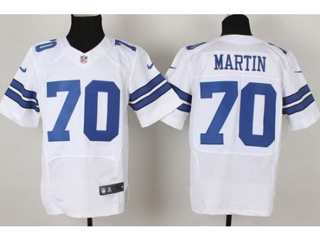 Nike Dallas Cowboys 70 Zack Martin White Elite NFL Jersey