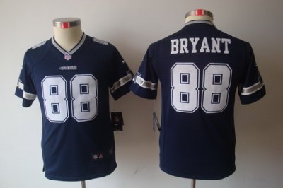 Youth Nike Dallas Cowboys #88 Bryant Blue Color Limited Jerseys