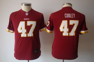 Youth Nike NFL Washington Redskins #47 Chris Cooley Red Jerseys