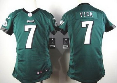 Youth Nike Philadelphia Eagles 7# Michael Vick Green Nike NFL Jerseys