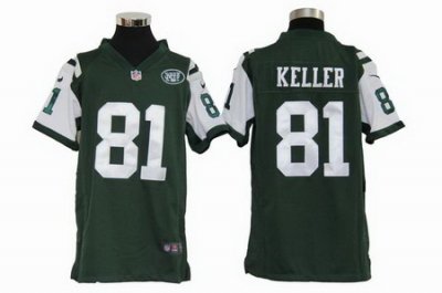 Youth Nike New York Jets 81# Dustin Keller Green Jerseys