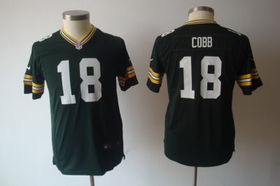 Youth Nike Green Bay Packers #18 Randall Cobb Green Nike NFL Jerseys