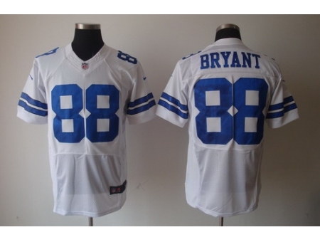 Nike Dallas Cowboys 88 Dez Bryant White Elite NFL Jersey