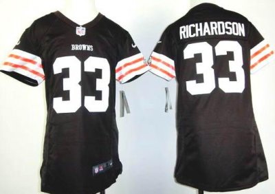 Youth Nike Cleveland Browns 33# Trent Richardson Brown Nike NFL Jerseys