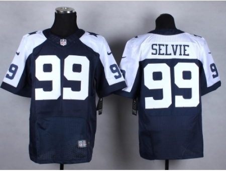 Nike Dallas Cowboys 99 George Selvie blue Elite thankgivings NFL Jersey