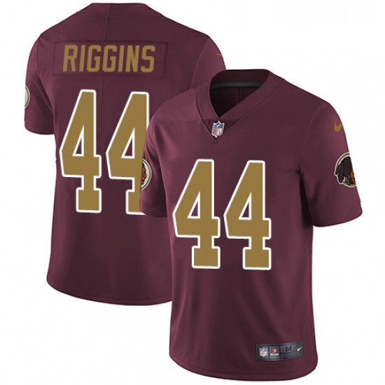 Youth Nike Washington Redskins 44 John Riggins Burgundy RedGold Number Alternate 80TH Anniversary Va