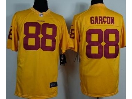 Nike Washington Redskins 88 Pierre Garcon Yellow Game NFL Jersey