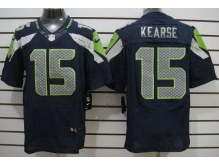 Nike Seattle Seahawks 15 Jermaine Kearse Blue Elite NFL Jersey