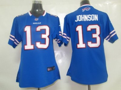 Women Nike Buffalo Bills 13 Johnson Jersey