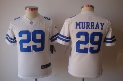 Youth Nike Dallas Cowboys 29# DeMarco Murray White Color Limited Jerseys