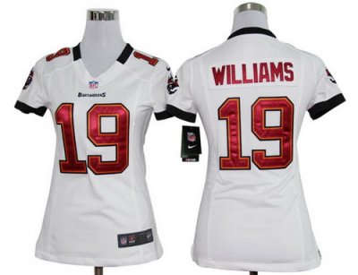 Women Nike Tampa Bay Buccaneers 19 Mike Williams White Jersey