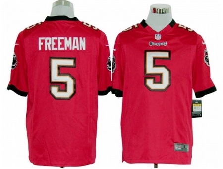 Nike Tampa Bay Buccaneers 5 Josh Freeman Red Game NFL Jersey