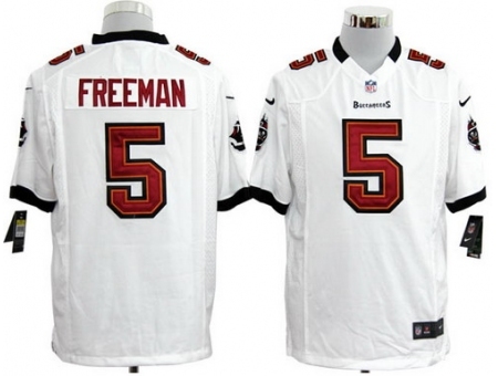 Nike Tampa Bay Buccaneers 5 Josh Freeman White Game NFL Jersey