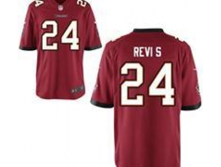 Nike Tampa Bay Buccaneers 24 Darrelle Revis Red Game NFL Jersey